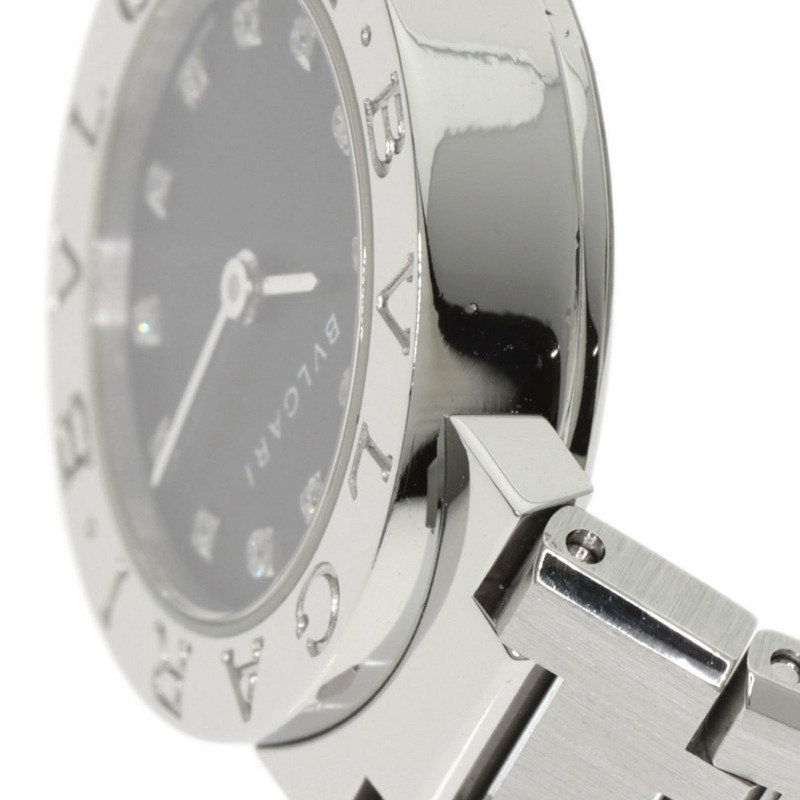 寶格麗 BB23SS/12 12P 鑲鑽腕錶 不鏽鋼/SS 女士-11