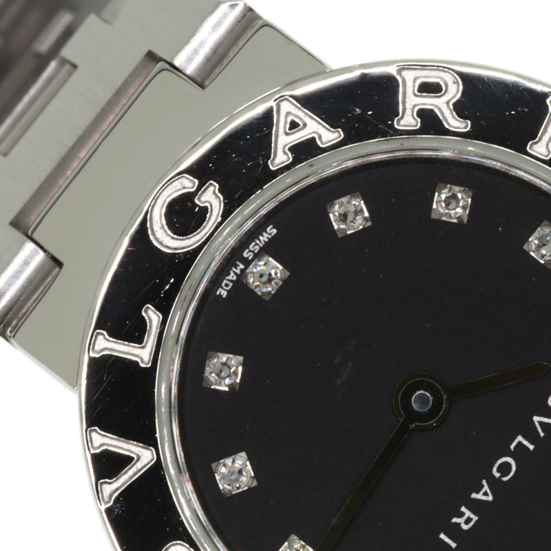 寶格麗 BB23SS/12 12P 鑲鑽腕錶 不鏽鋼/SS 女士-13