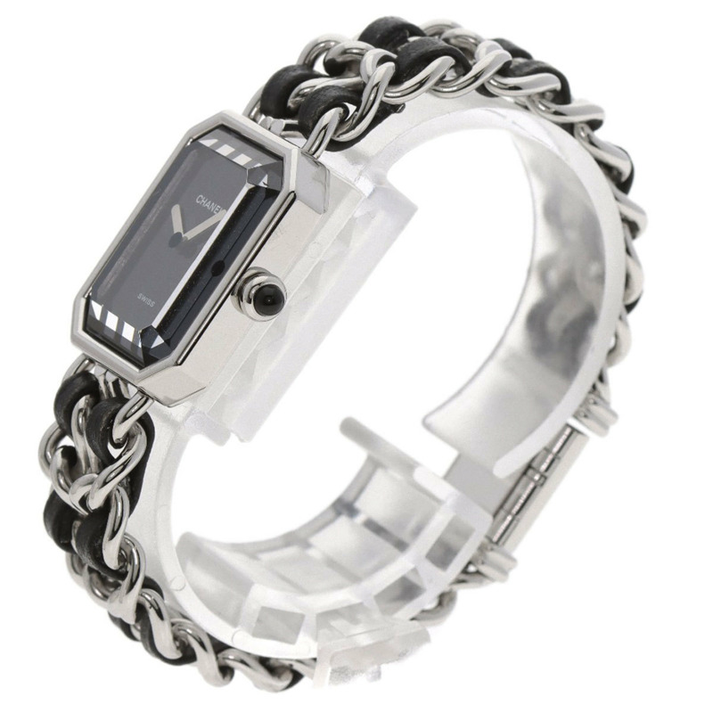 香奈兒 H0451 Premiere M 女士腕錶,不鏽鋼/不鏽鋼錶帶,皮革錶帶-1