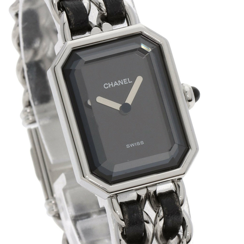 香奈兒 H0451 Premiere M 女士腕錶,不鏽鋼/不鏽鋼錶帶,皮革錶帶-3