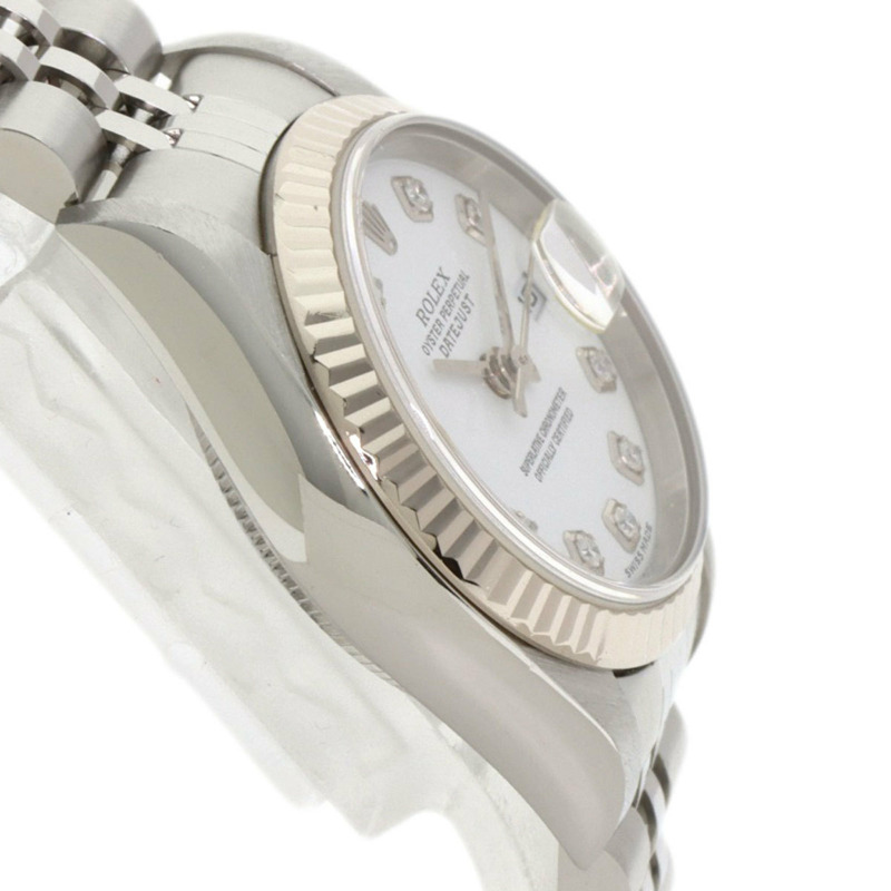 勞力士 79174G Datejust 女士十鑽腕錶,精鋼/SS/18K 白金材質-5
