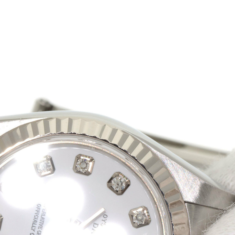 勞力士 79174G Datejust 女士十鑽腕錶,精鋼/SS/18K 白金材質-17