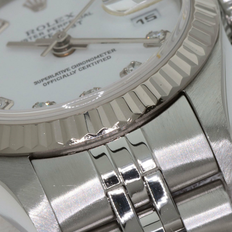 勞力士 79174G Datejust 女士十鑽腕錶,精鋼/SS/18K 白金材質-21