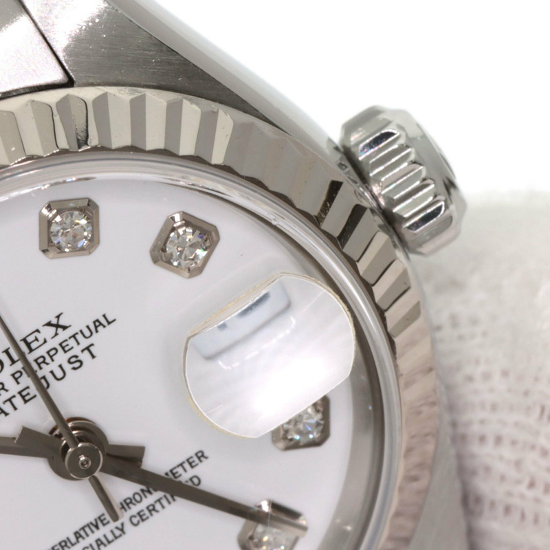 勞力士 79174G Datejust 女士十鑽腕錶,精鋼/SS/18K 白金材質-25