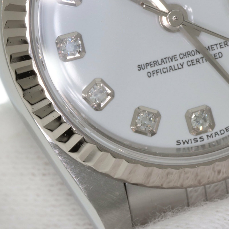 勞力士 79174G Datejust 女士十鑽腕錶,精鋼/SS/18K 白金材質-28