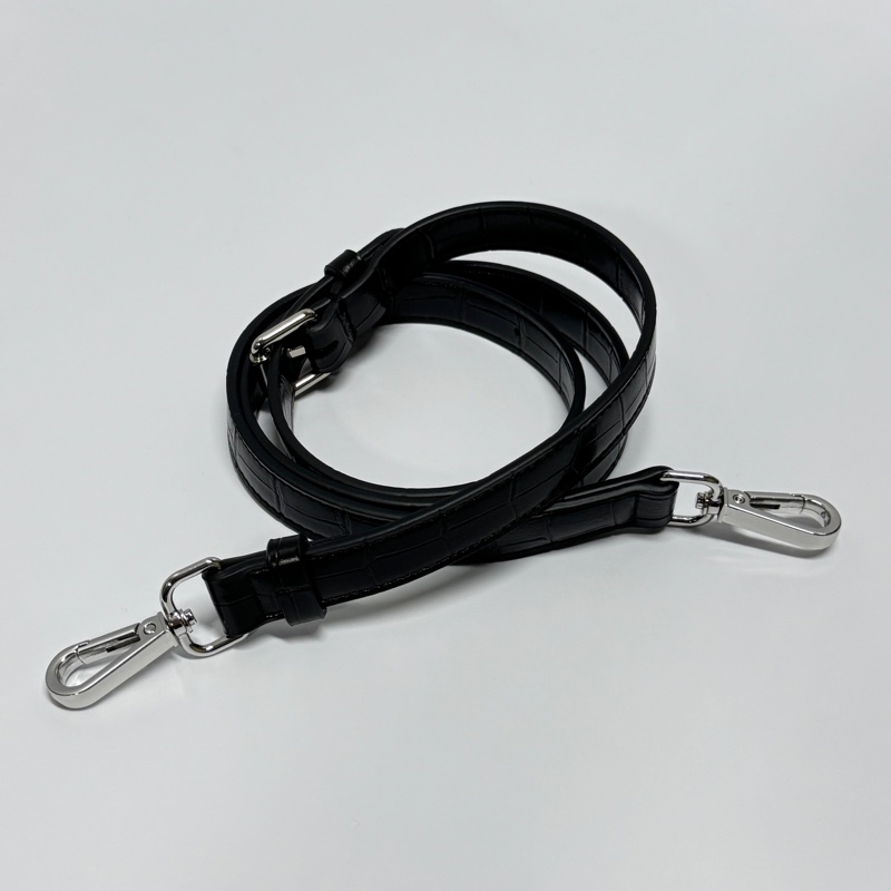 (超新💝) YSL 聖羅蘭 全黑鱷魚紋 托特+手提+斜背包 專櫃13.6萬!-31