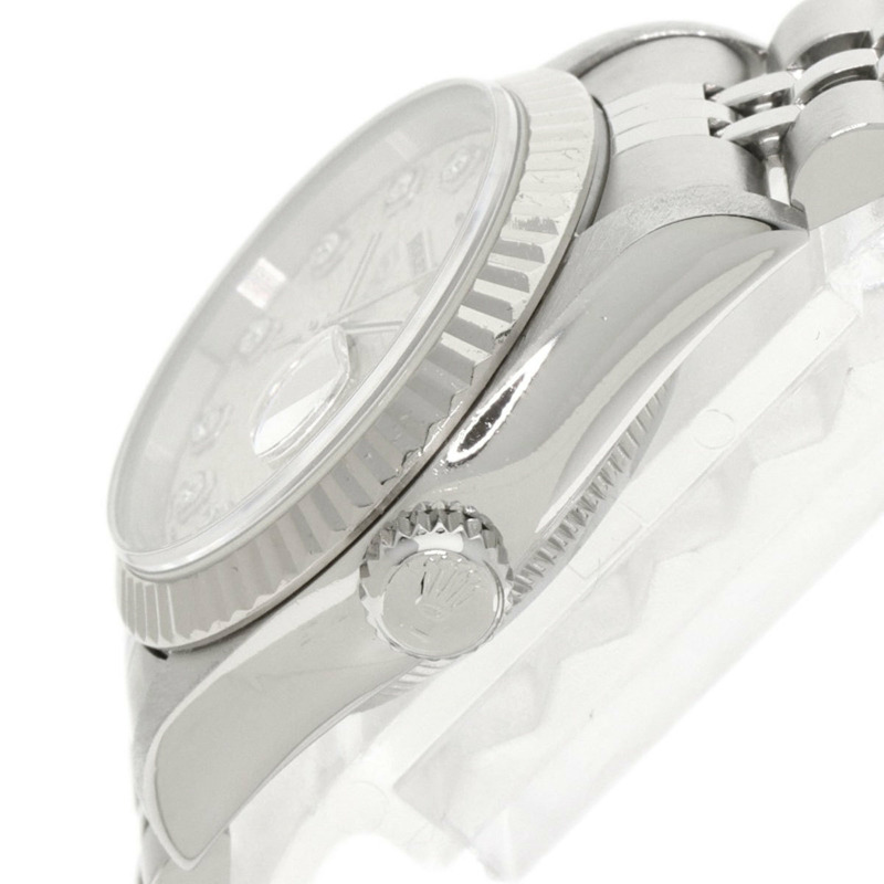 勞力士 69174G Datejust 女士十鑽腕錶，精鋼/SS/18K 白金材質-4