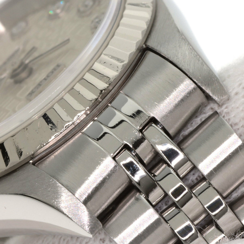 勞力士 69174G Datejust 女士十鑽腕錶，精鋼/SS/18K 白金材質-17