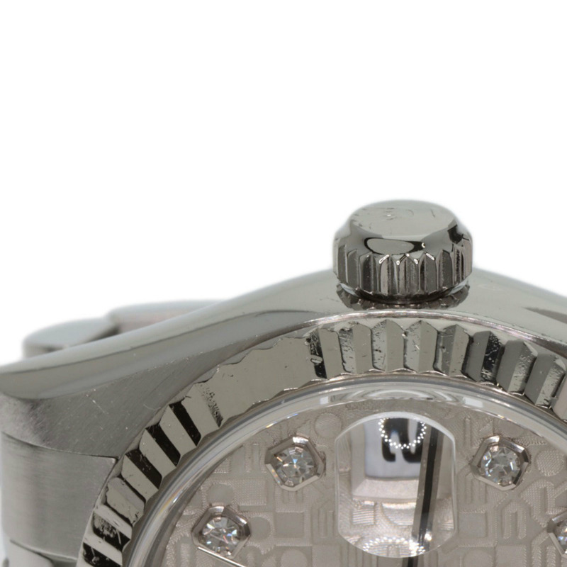 勞力士 69174G Datejust 女士十鑽腕錶，精鋼/SS/18K 白金材質-19