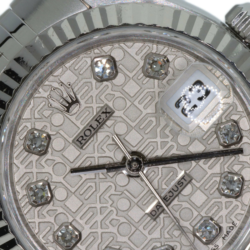 勞力士 69174G Datejust 女士十鑽腕錶，精鋼/SS/18K 白金材質-27