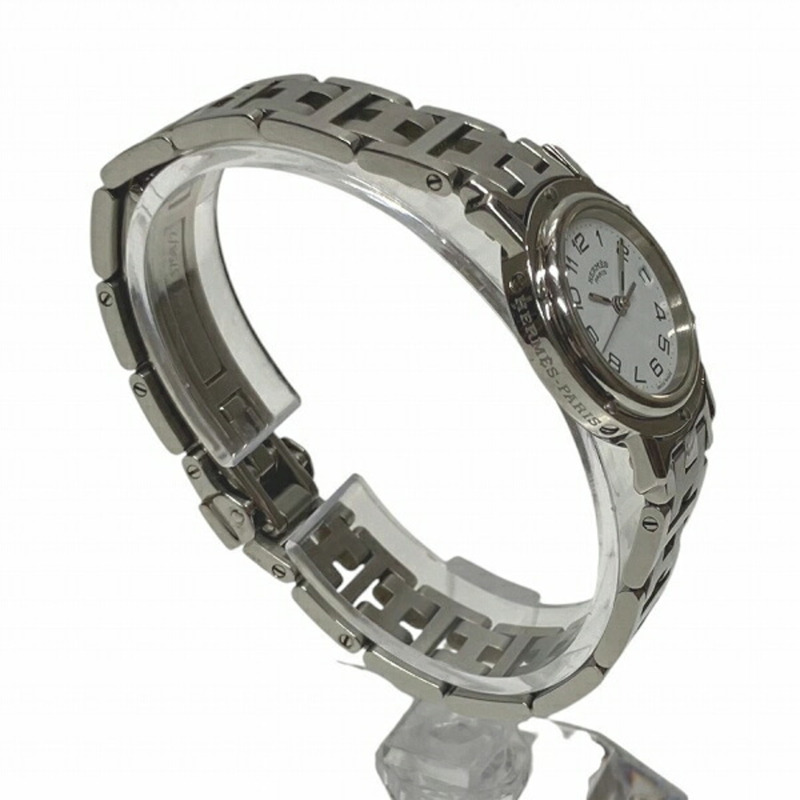 愛馬仕 Clipper CL4.210 石英腕錶,白色錶盤,女士款-2