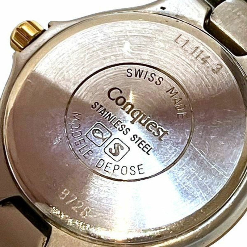 浪琴錶 Conquest L1.114.3 女士石英腕錶-4