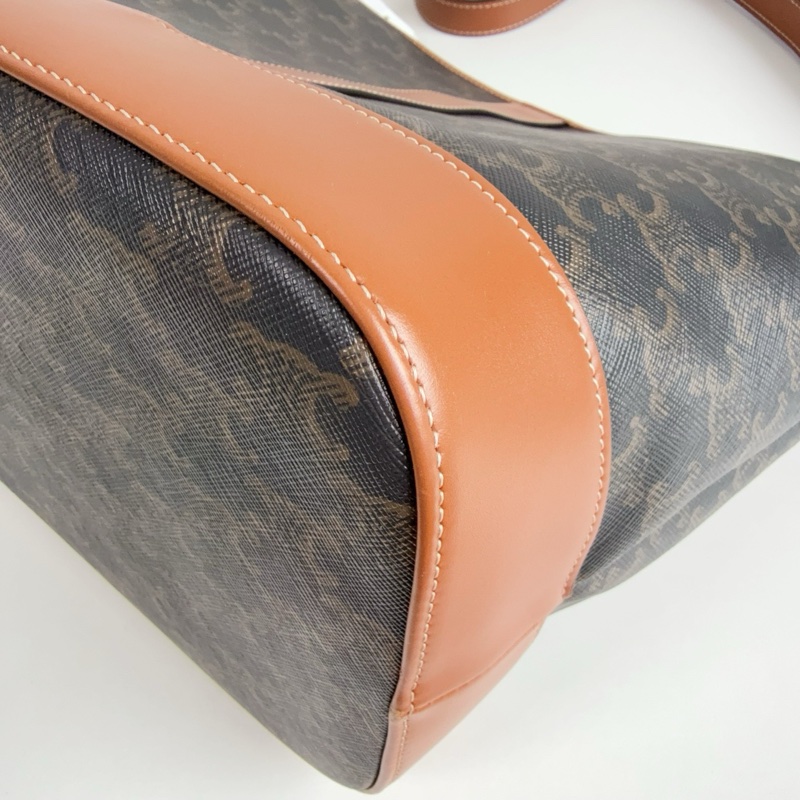 賽琳/Celine 中號標誌印花水桶包-3