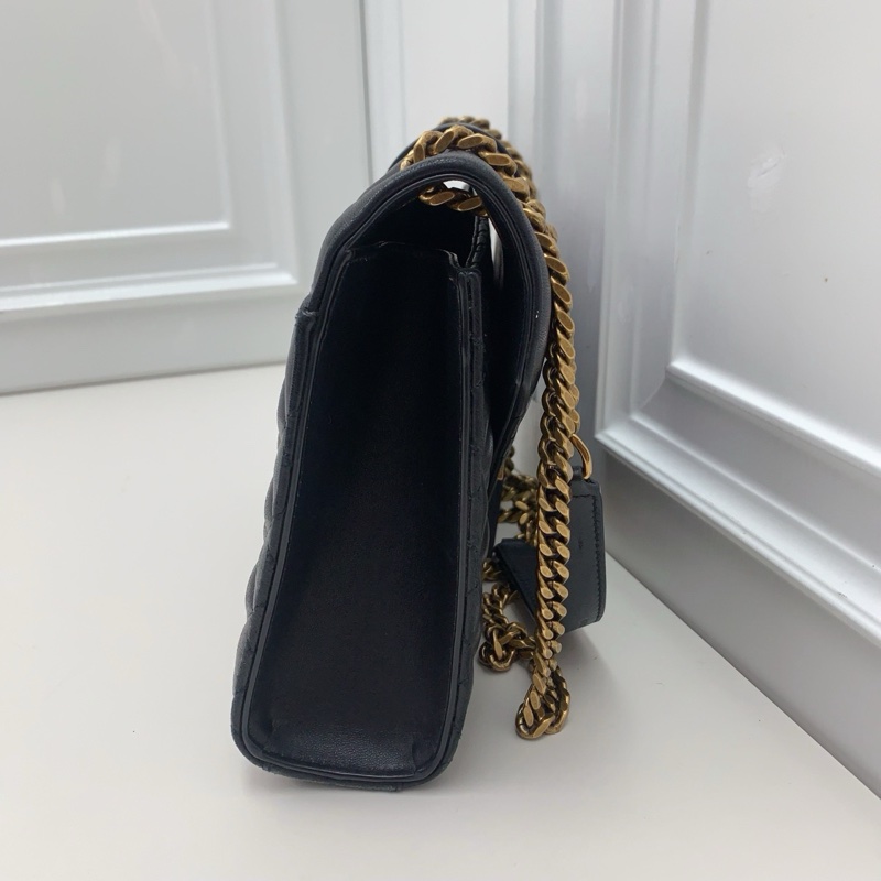 YSL聖羅蘭 envelope金銀扣信封包 -3