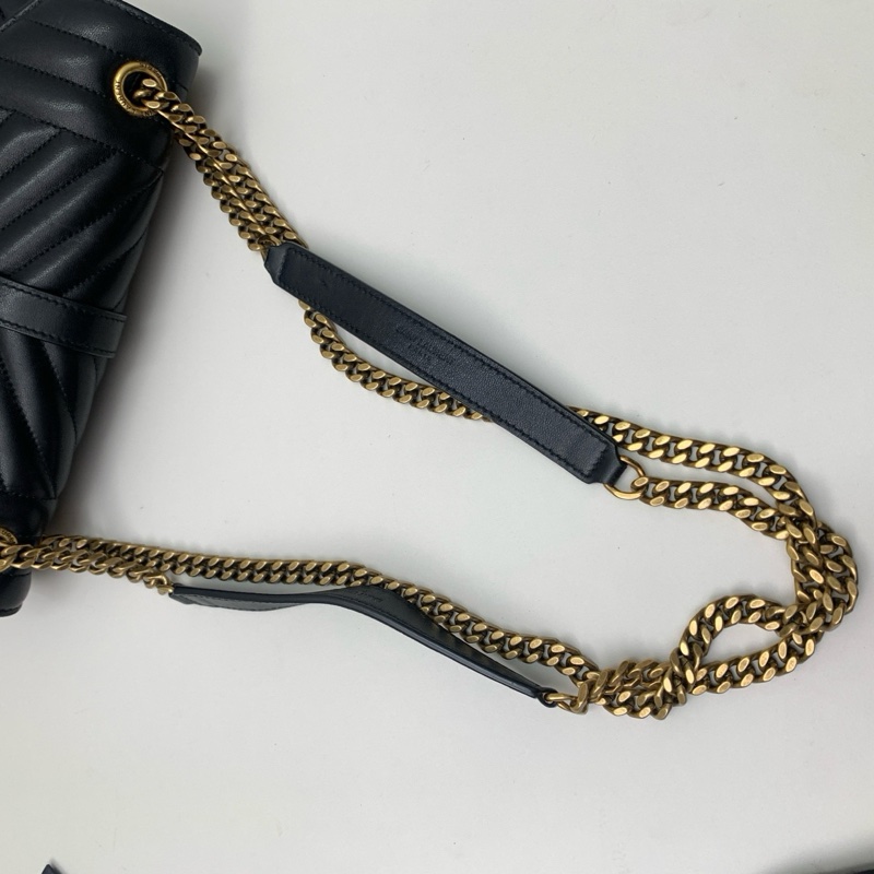 YSL聖羅蘭 envelope金銀扣信封包 -7