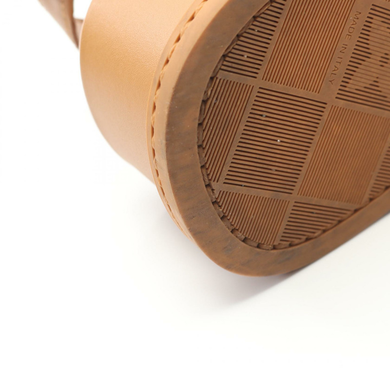 路易威登 Maya 系列涼鞋 #38 棕色皮革二手女鞋-7