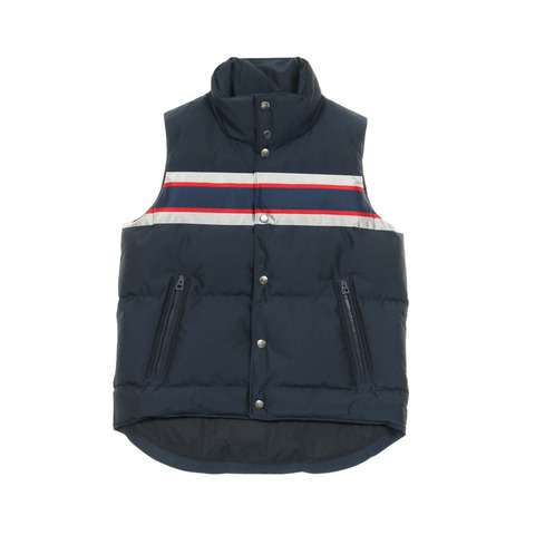 Christian Dior羽絨背心 #XS 聚酯纖維 海軍藍 銀色 紅色 二手 女款