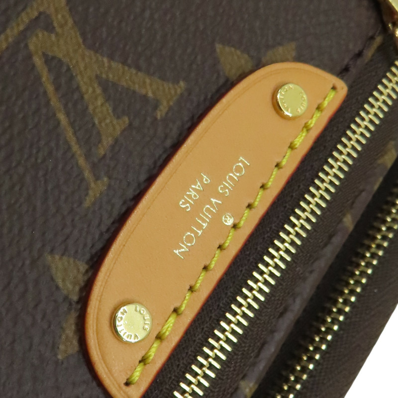 棕色 原花帆布 Mini Bumbag 肩背包【LOUIS VUITTON LV 路易威登】 M82335-8