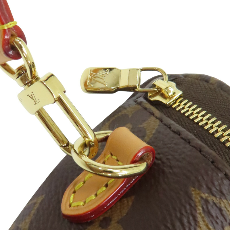 棕色 原花帆布 Mini Bumbag 肩背包【LOUIS VUITTON LV 路易威登】 M82335-9