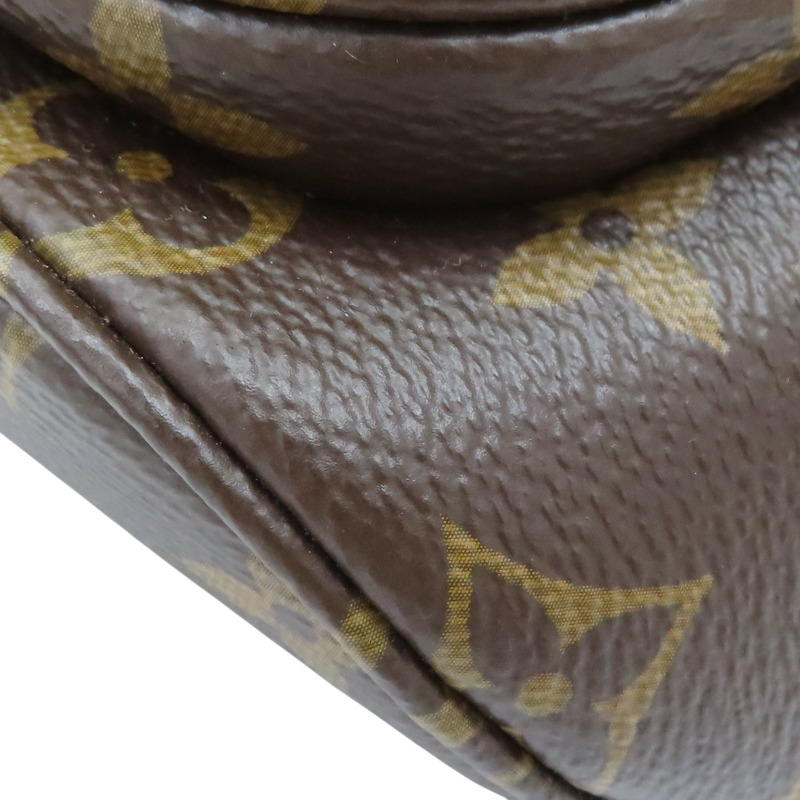 棕色 原花帆布 Mini Bumbag 肩背包【LOUIS VUITTON LV 路易威登】 M82335-13