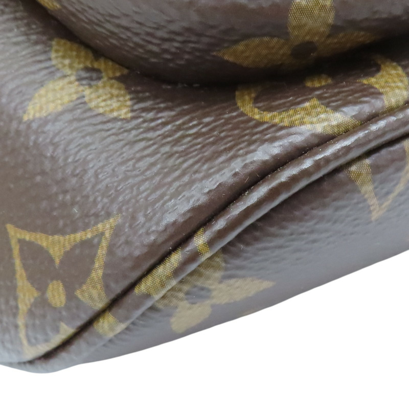 棕色 原花帆布 Mini Bumbag 肩背包【LOUIS VUITTON LV 路易威登】 M82335-14