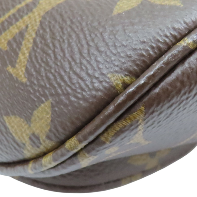 棕色 原花帆布 Mini Bumbag 肩背包【LOUIS VUITTON LV 路易威登】 M82335-15