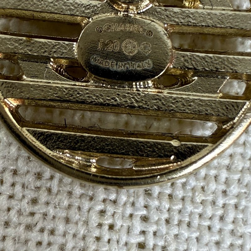 Chanel 香奈儿 双c带钻耳钉-4