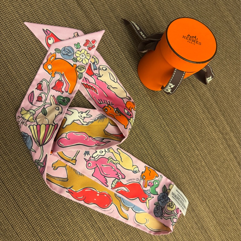 HERMES twilly絲巾-1