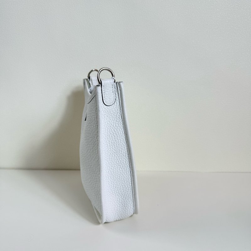 Hermes 愛馬仕伊芙琳 冰川白 mini銀扣 b刻 2023年-5