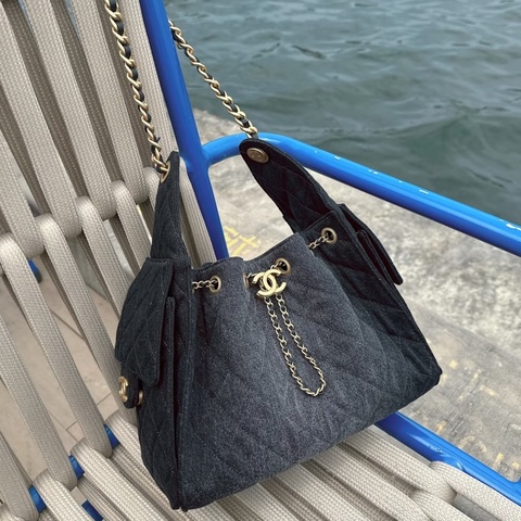 #大全配🈶台灣購證 #市場稀缺黑牛仔 香奈兒25bag小號 #近新閒置