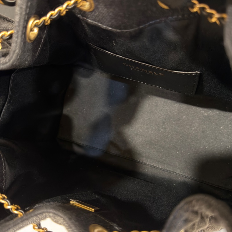 #大全配🈶台灣購證 #市場稀缺黑牛仔 香奈兒25bag小號 #近新閒置-16