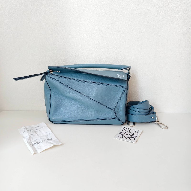 loewe 羅意威puzzle 霧霾藍小號-0