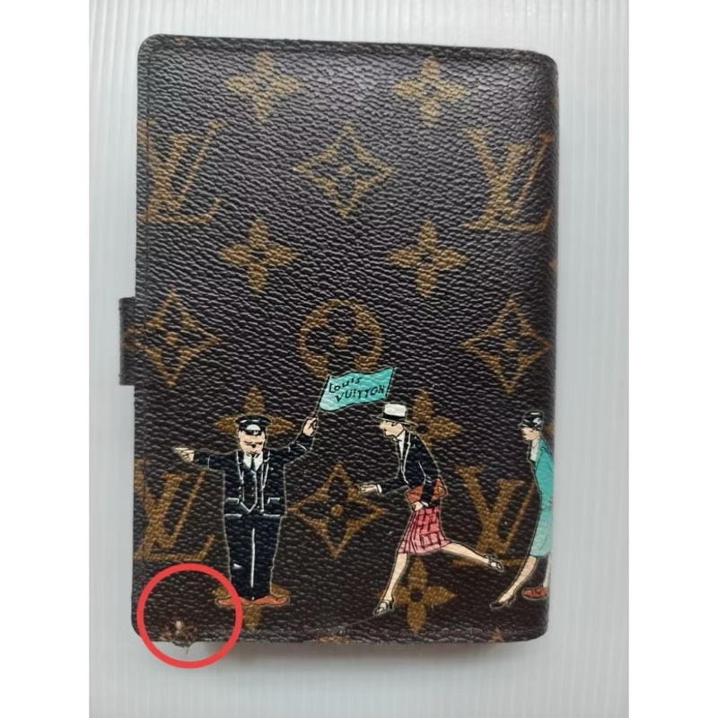 LOUIS VUITTON 路易威登稀有門童貴婦版筆記本 絕版老花A7筆記本-2
