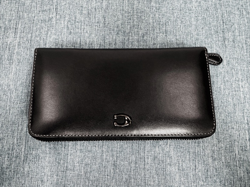 caoch 專櫃款 長夾 男女通用款 9.5成新 專櫃原價12800 換夾惜售-0