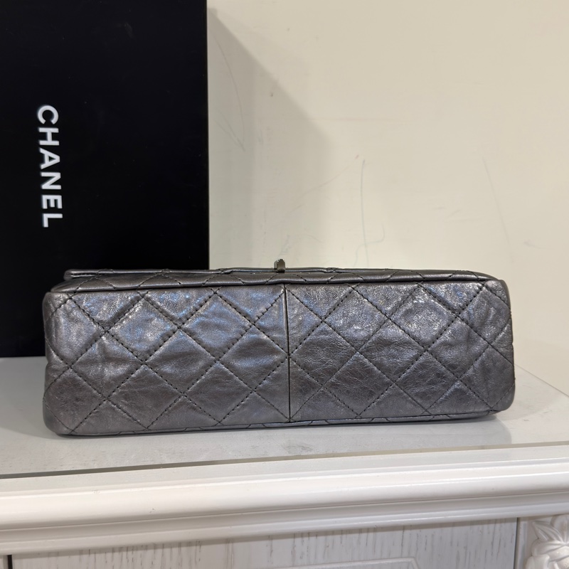 #市場唯一金屬銀 #配件齊全 香奈兒2.55 Cf30鏈條口蓋包 #已絕版具收藏價值-5