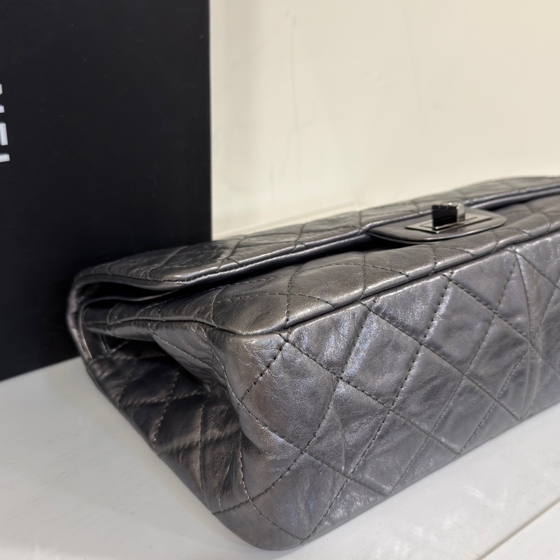 #市場唯一金屬銀 #配件齊全 香奈兒2.55 Cf30鏈條口蓋包 #已絕版具收藏價值-6