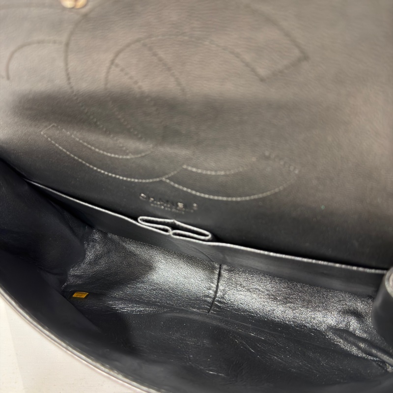 #市場唯一金屬銀 #配件齊全 香奈兒2.55 Cf30鏈條口蓋包 #已絕版具收藏價值-12