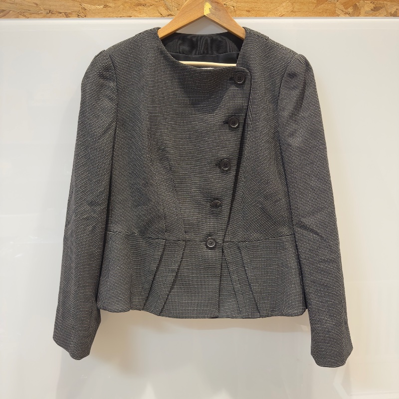 【美收精品】ARMANI 黑白點陣式西裝外套 4-523-0