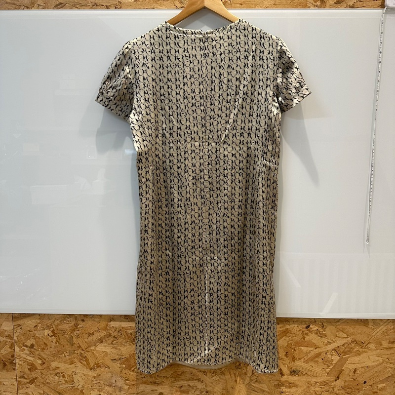 【美收精品】ARMANI 茶色豹紋洋裝 4-524-1