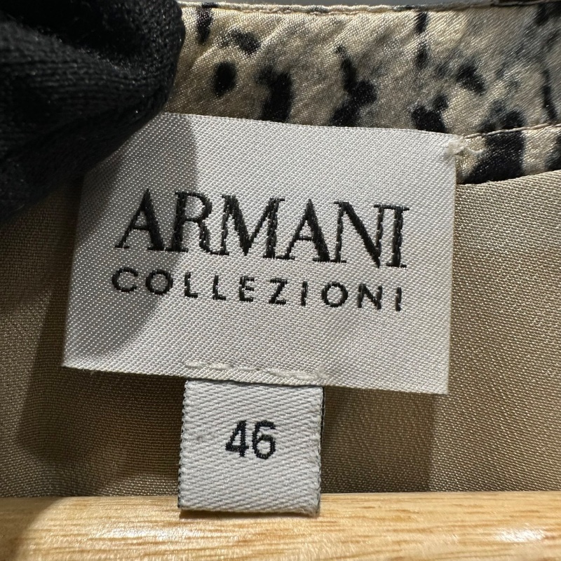 【美收精品】ARMANI 茶色豹紋洋裝 4-524-2