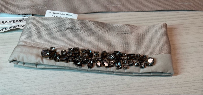 ‘S Max Mara Cube 系列專用帽圍/袖圈施華洛奇水晶裝飾-1