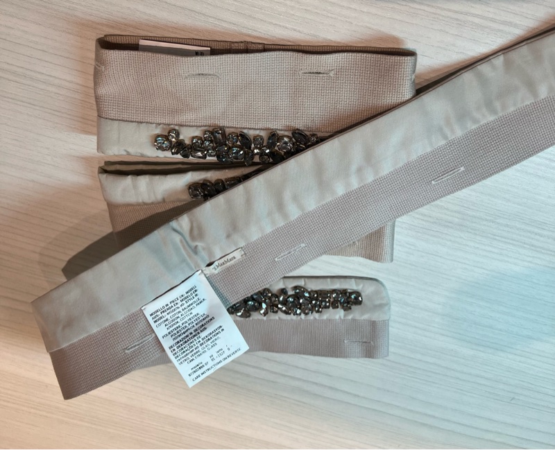 ‘S Max Mara Cube 系列專用帽圍/袖圈施華洛奇水晶裝飾-2