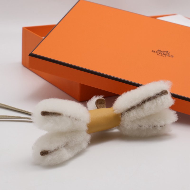 HERMES Budy charm狐狸犬 - 稻草黃 / 奶昔白 K-4