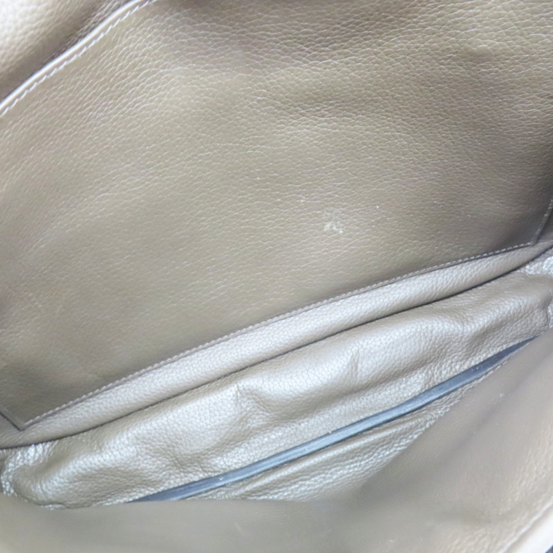 褐灰色 Taurillon牛皮 Barda 35 肩背包 □R刻【HERMES 愛馬仕】-4