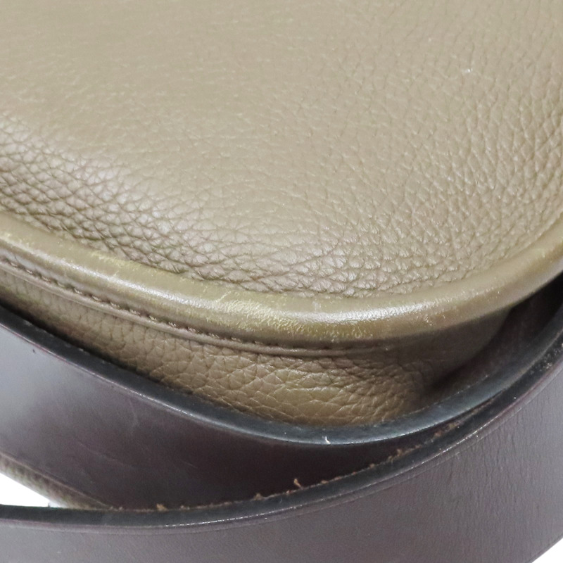 褐灰色 Taurillon牛皮 Barda 35 肩背包 □R刻【HERMES 愛馬仕】-12