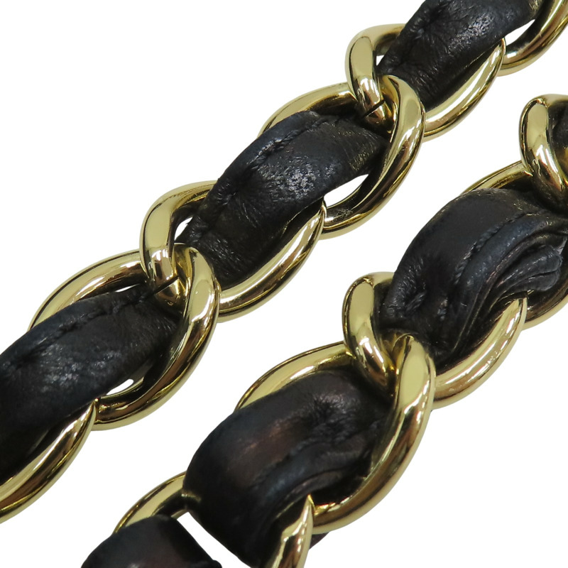 黑色 菱格紋 羊革 Maxi Classic Flap 鍊帶 肩背包 (無卡)【CHANEL 香奈兒】-13