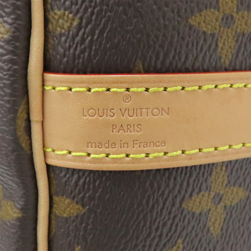 棕色 原花帆布 Speedy Bandouliere 30  兩用包【LOUIS VUITTON LV 路易威登】 M46980-6