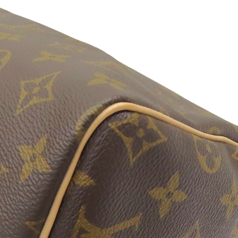 棕色 原花帆布 Speedy Bandouliere 30  兩用包【LOUIS VUITTON LV 路易威登】 M46980-10