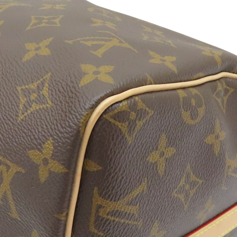 棕色 原花帆布 Speedy Bandouliere 30  兩用包【LOUIS VUITTON LV 路易威登】 M46980-12