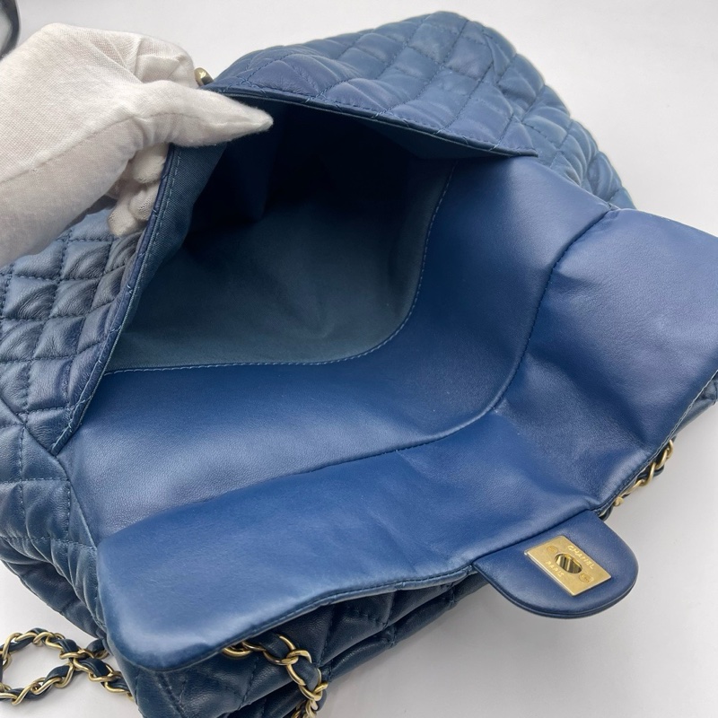 Chanel香奈儿机场包羊皮链条包-5